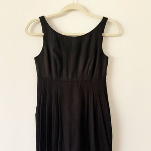 Vintage Soft Classic LBD/Little Black Dress With Side Pockets