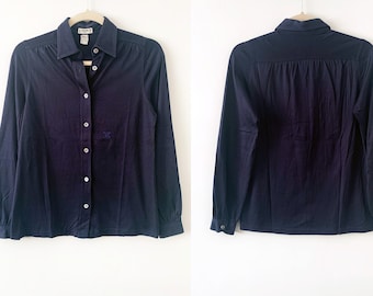 90s old CELINE ライン ポロシャツ ネイビー ヴィンテージ 90s old CELINE ライン ポロシャツ ネイビー ヴィンテージ