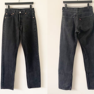 Vintage Levi&#39;s 501 Black Jeans Made In USA