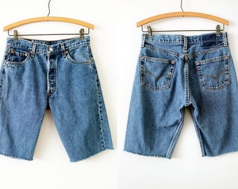 Vintage Levi's 501 Bermuda Cut Off Jeans aus den 90er Jahren, hergestellt in den USA