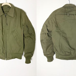 ジャケット・アウター 70s US.Army alpha Tankers Jacket olive S 70's Vintage Jacket: 70s -Alpha Industries- Mens khaki green