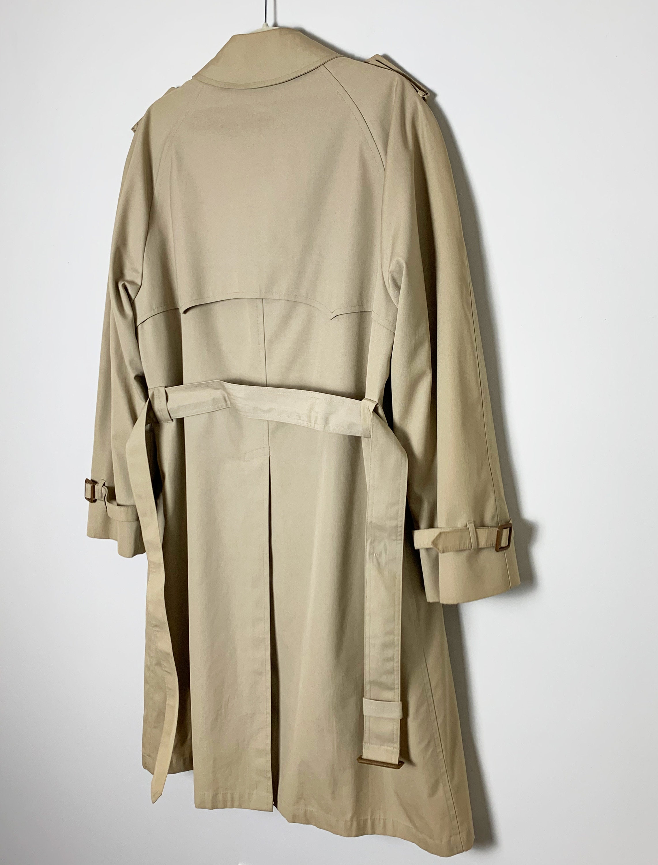 Vintage 80s/90s Christian Dior Beige Belted Fully Detachable