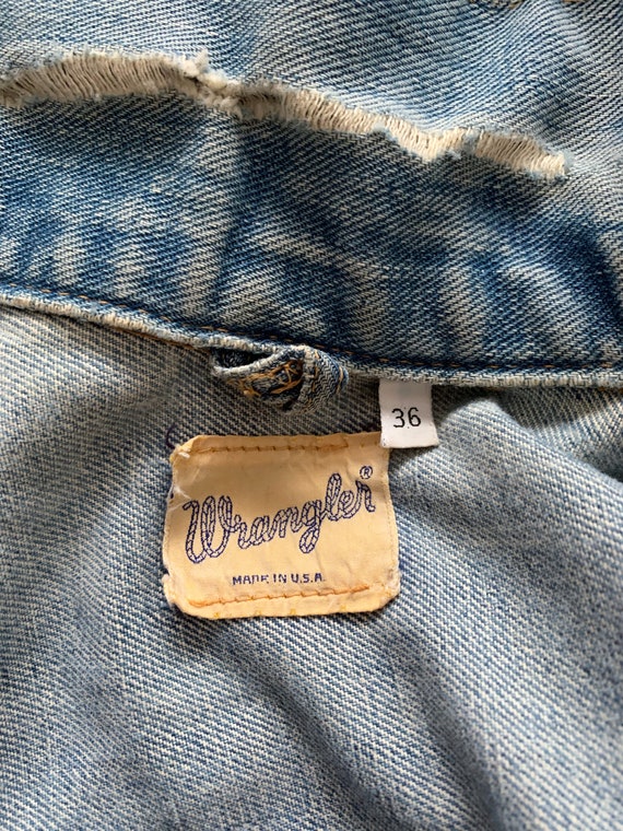 wrangler ダメージ加工 made in USA vintage 60's