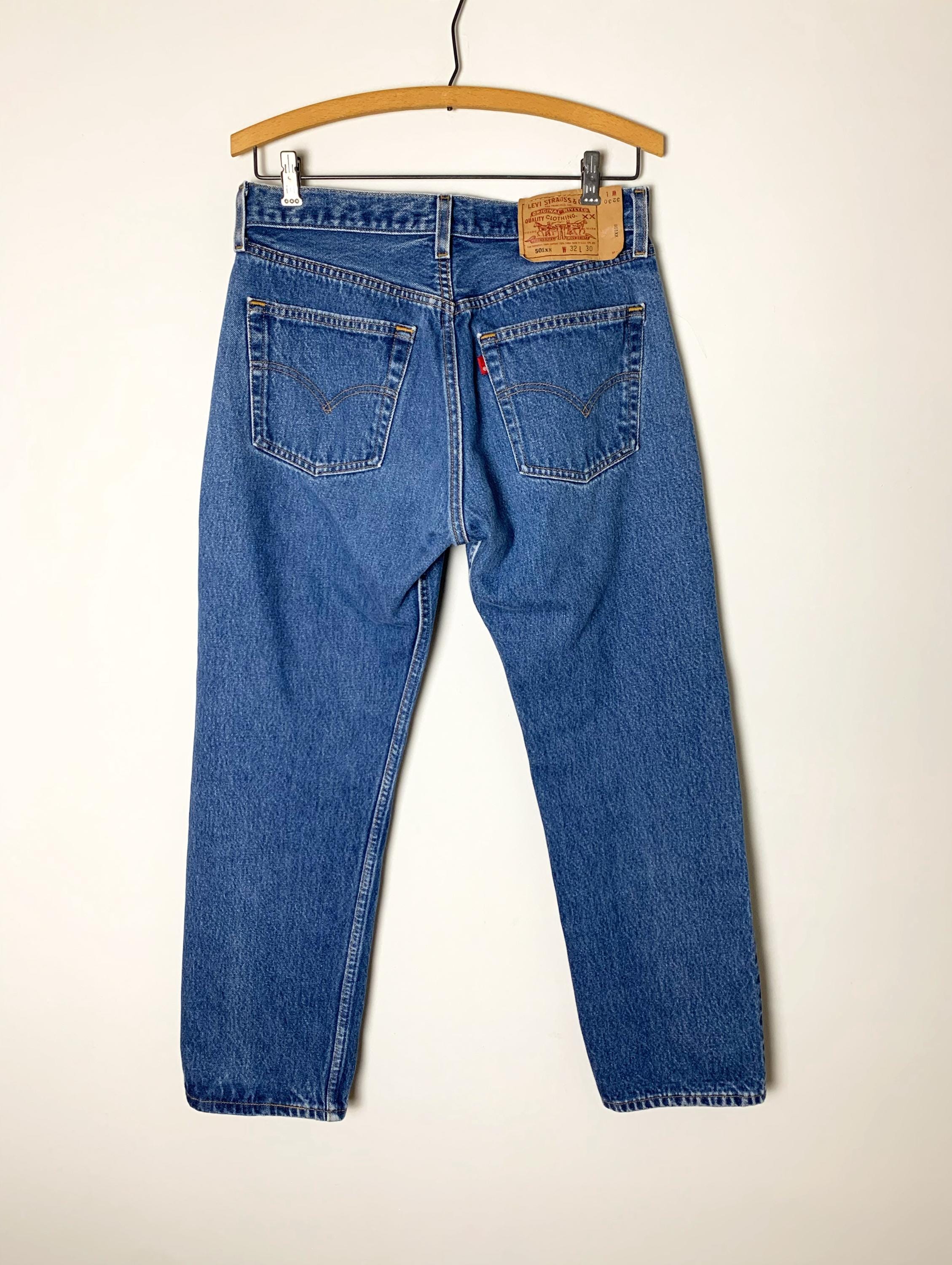 Vintage 90s Levi's 501XX Jeans Made in USA - Etsy