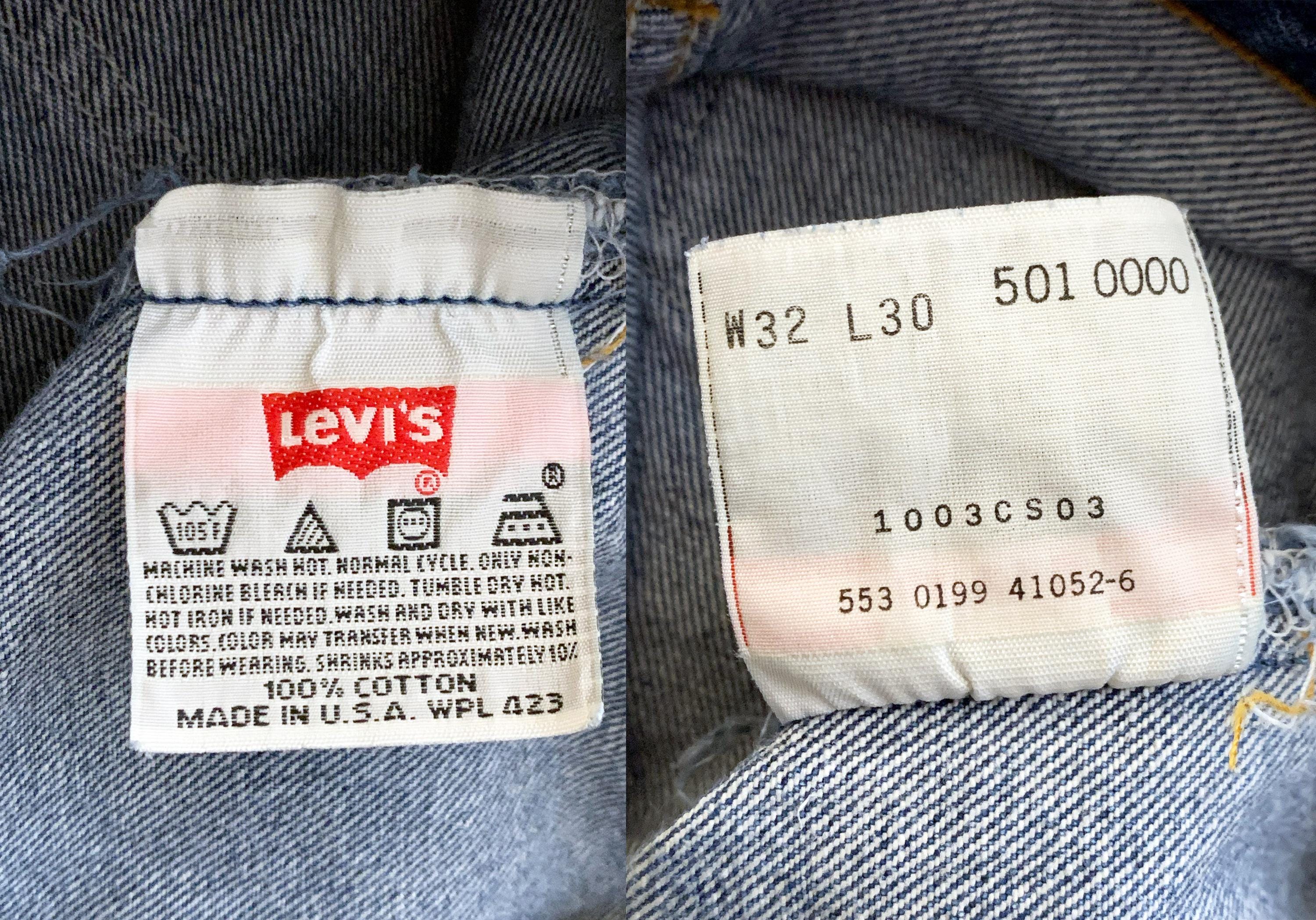 Vintage 90s Levi's 501XX Jeans Made in USA - Etsy