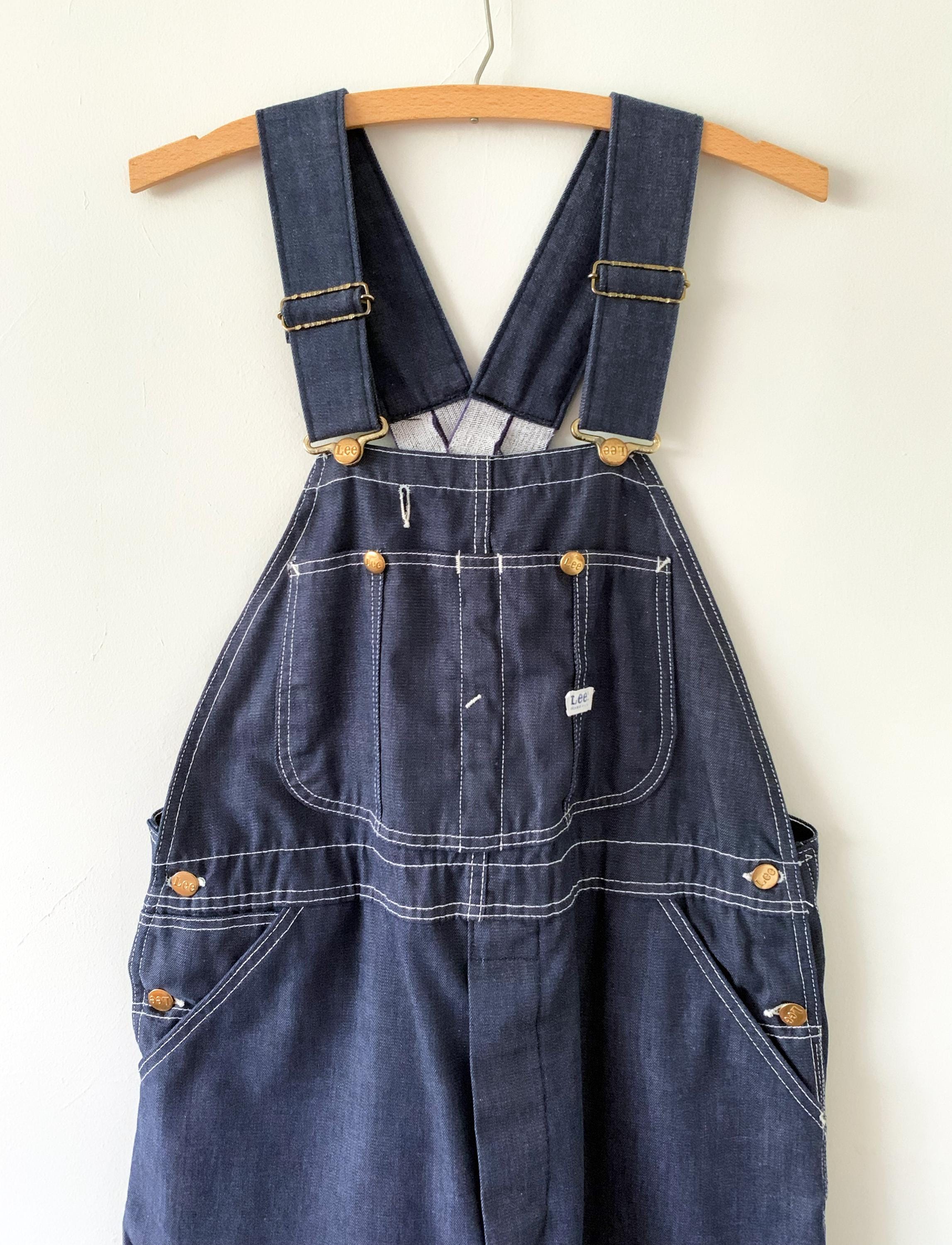 Vintage 60s Deadstock Lee Low-back Denim Overalls Made in USA - Etsy
