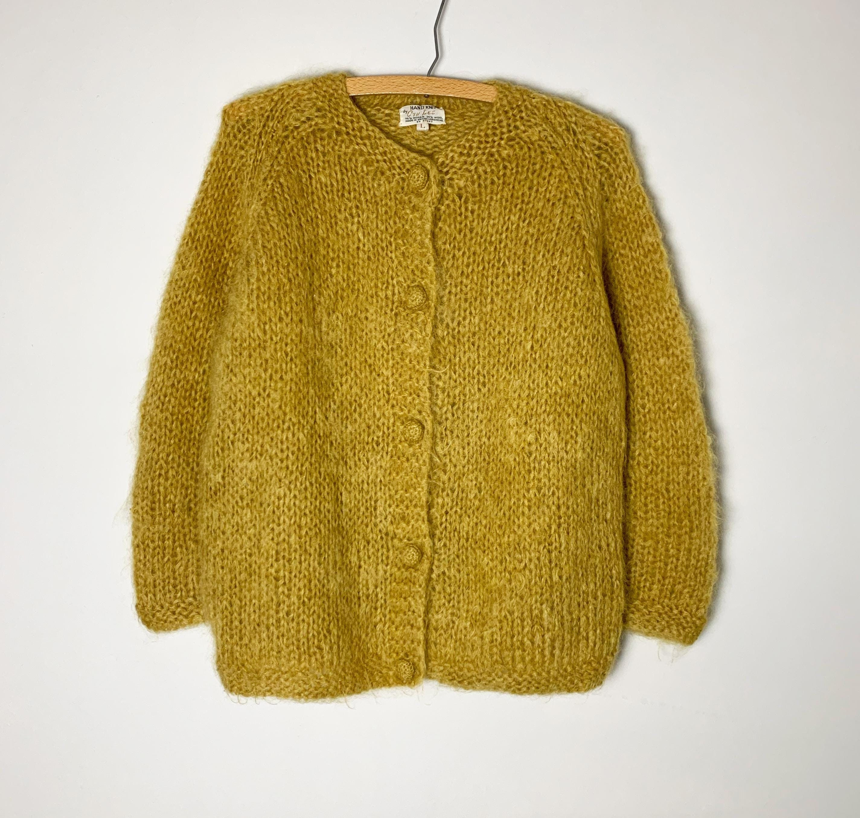 60s Mohair Cardigan - Etsy 60s Mohair Cardigan - Etsy