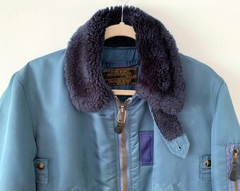 ジャケット・アウター 50s vintage B-15D size40 ALPHA 米国製 50's復刻 B-15D MOD フライトジャケット 40 - メルカリ