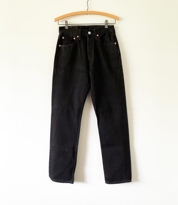 Vintage Early 2000s Levi's 501 Black Jeans Made in USA - Etsy
