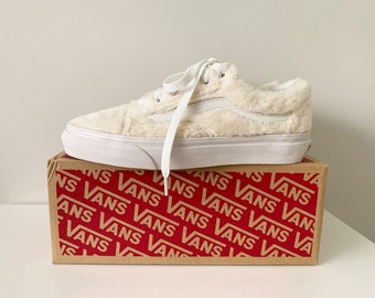 Classic Vans Ivory Sherpa Old Skool Cozy Hug Shoe - Etsy Classic Vans Ivory Sherpa Old Skool Cozy Hug Shoe - Etsy