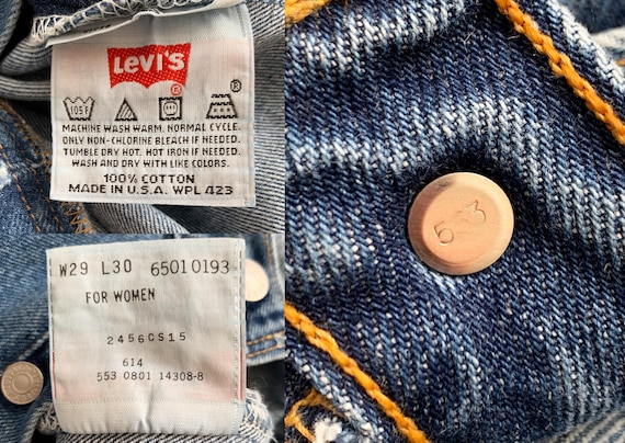 Vintage Deadstock Levi's 501 Jeans With Tags Made in USA - Etsy Vintage Deadstock Levi's 501 Jeans With Tags Made in USA - Etsy