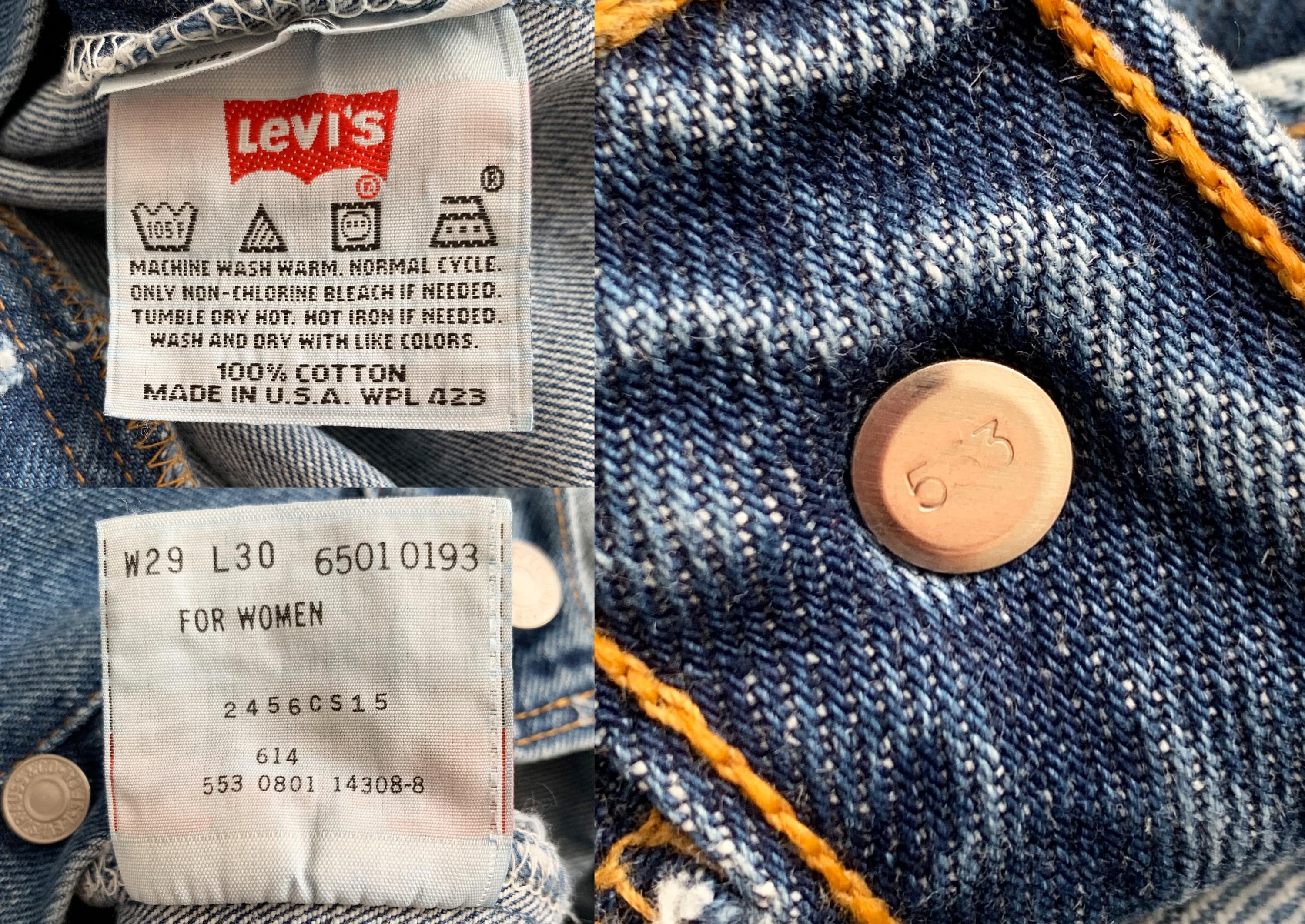 Vintage Deadstock Levi's 501 Jeans With Tags Made in USA - Etsy Vintage Deadstock Levi's 501 Jeans With Tags Made in USA - Etsy