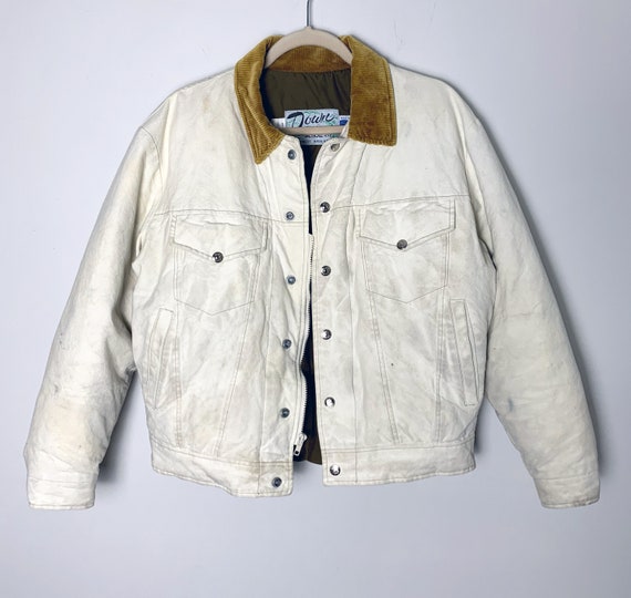 Vintage 80s Rare Schott Down Lined Distressed Jac… - image 2