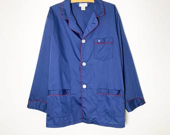 Vintage Christian Dior off White Maroon Navy Blue Plaid Cotton
