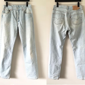 Vintage Levi&#39;s 501 Light Wash Jeans