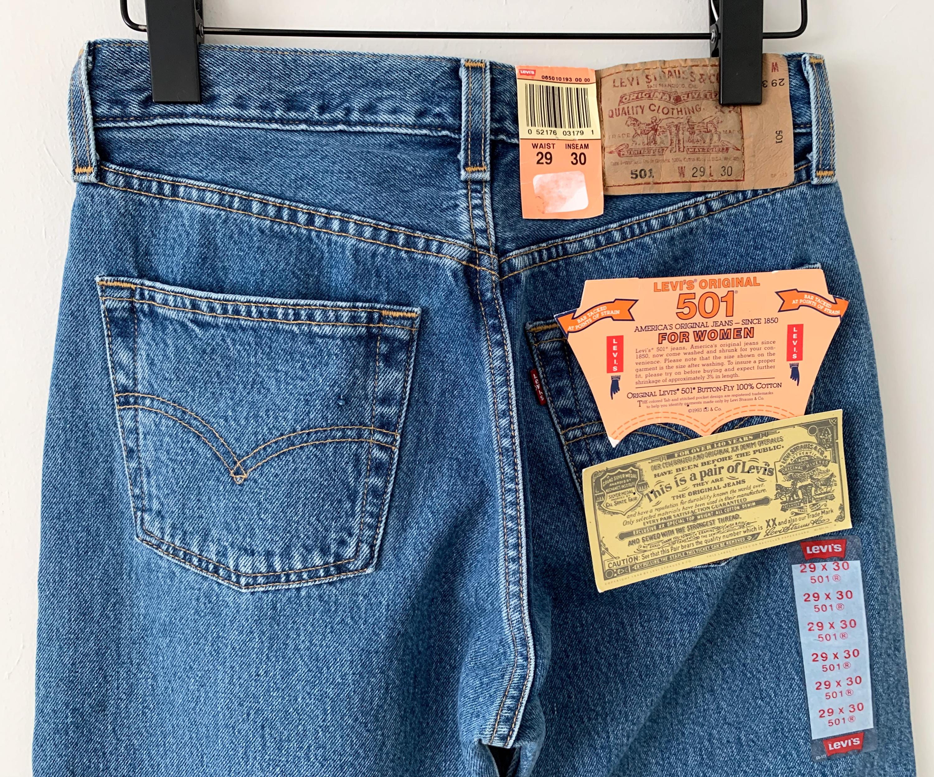 Vintage Deadstock Levi's 501 Jeans With Tags Made in USA - Etsy Vintage Deadstock Levi's 501 Jeans With Tags Made in USA - Etsy