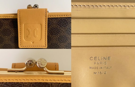 Vintage Celine Red Leather Zip Wallet | eBay