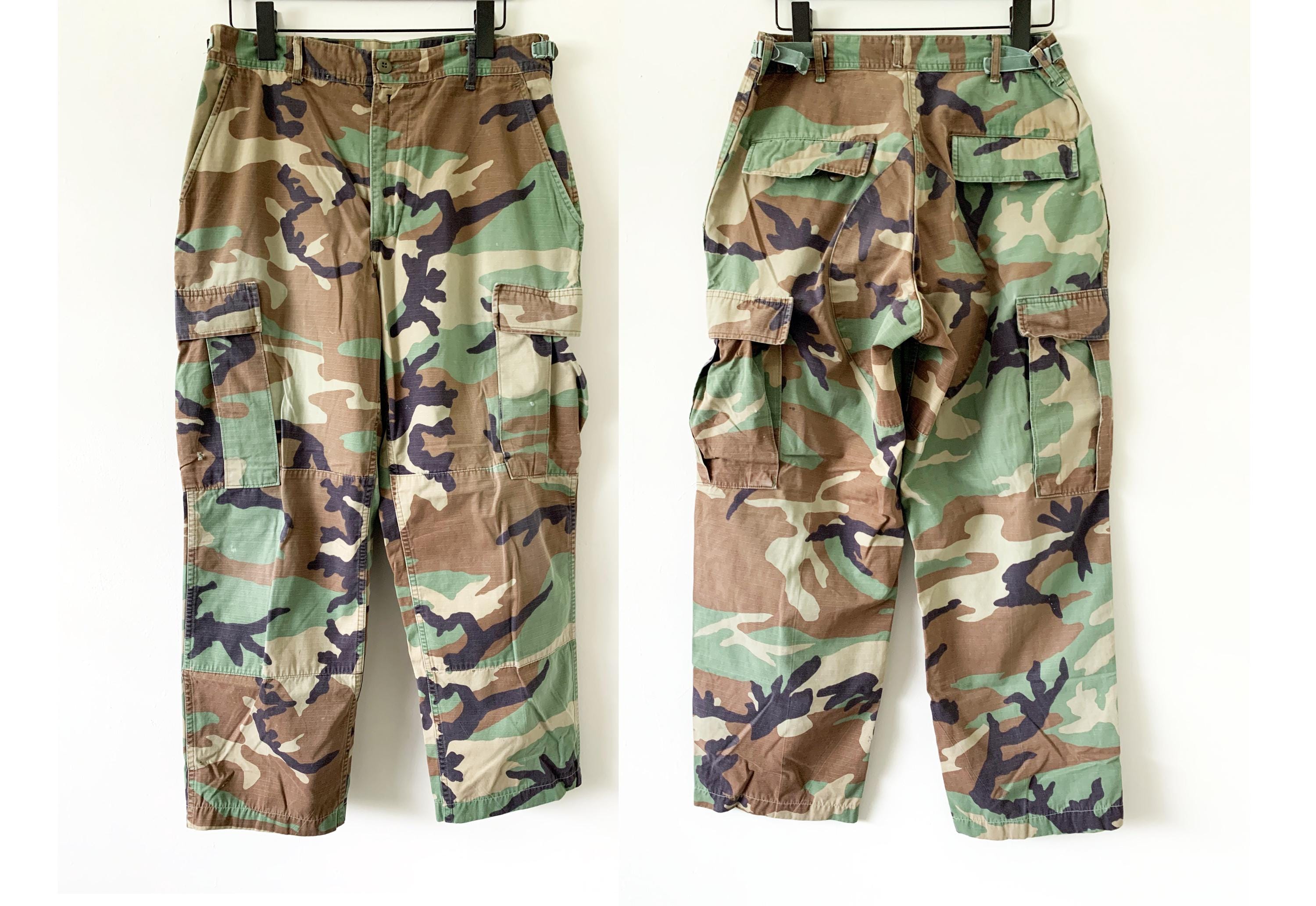 メーカー直売 - 人気ランキング Vintage With Pants Cargo Green Camouflage Military 90s パンツ