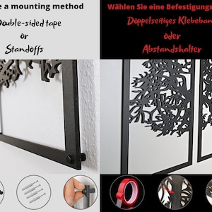 Wanddekoration Drei Schwarze Katzen – Metalldraht-Schild, Rustikal, Für Innen & Außen