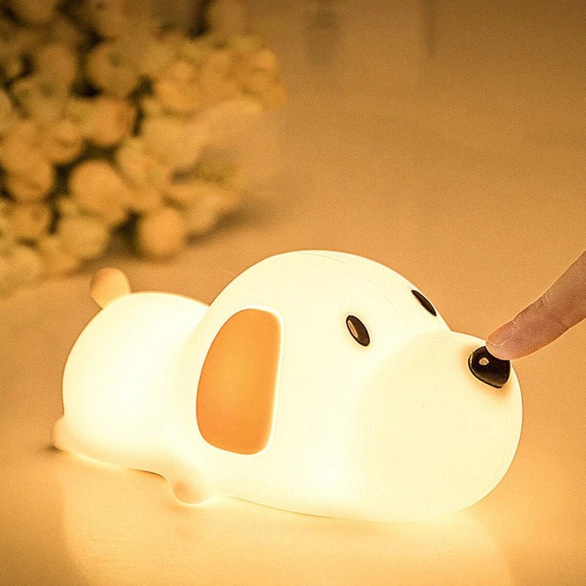 Dog Puppy Silicone Lamp Animal Led Light Animal Led Lamp Etsy