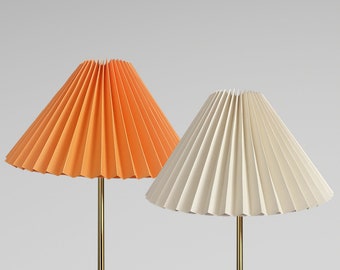 Handmade Pleated lampshade (customizable) Danish style lampshade