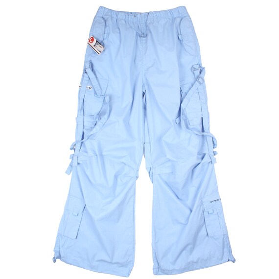 Vintage Criminal Damage Baggy Baby Blue Parachute Pan… Gem