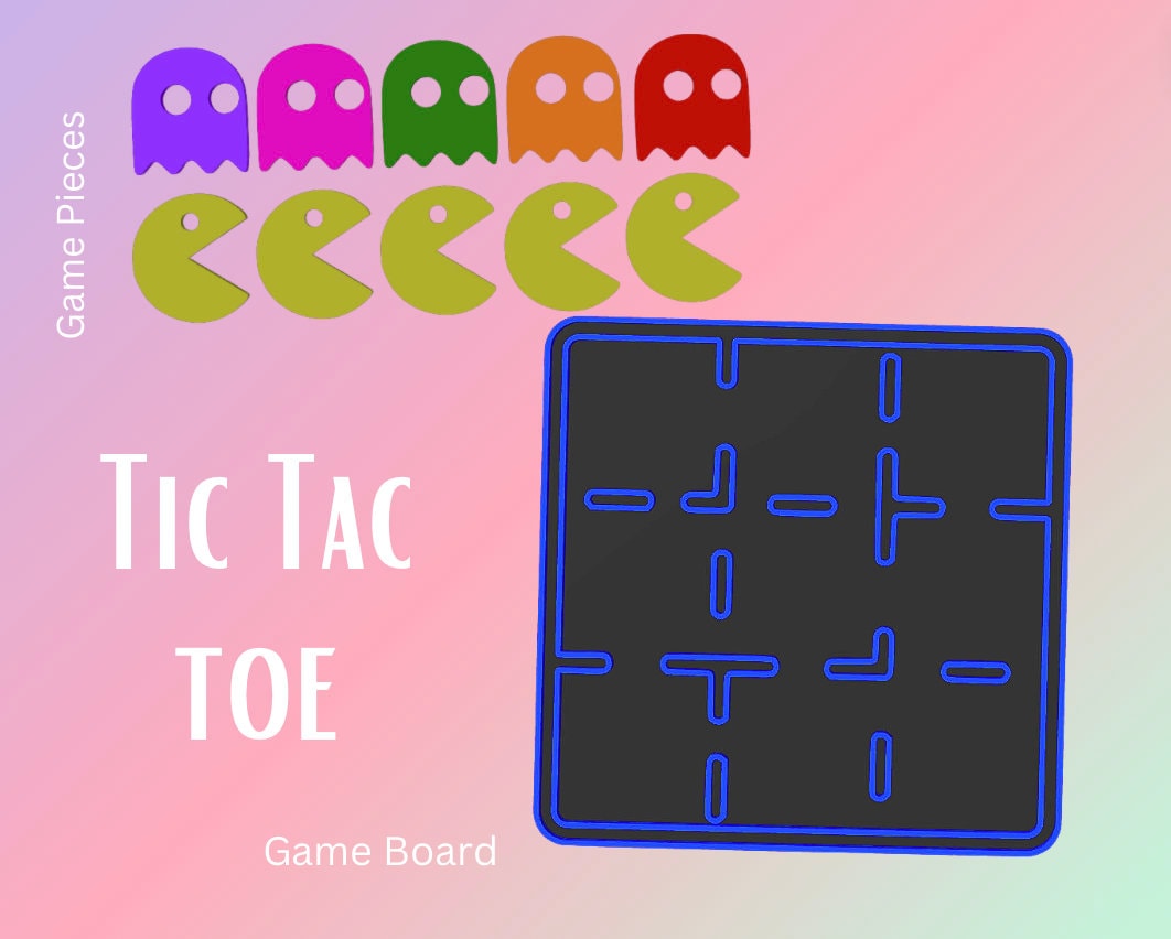 Plateau de jeu Pac Tac Toe