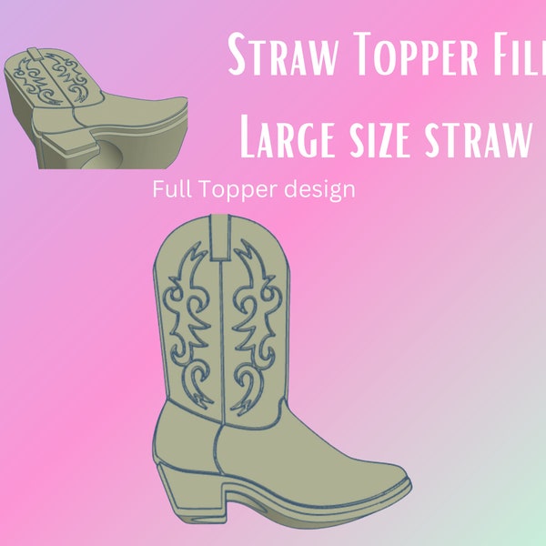 STANLEY Western Boot Straw topper STL