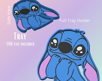 Sweet Alien Tray | 3D Print Digital File | Pre-Colored 3MF + STL | AMS Ready | Cute Catchall Tray