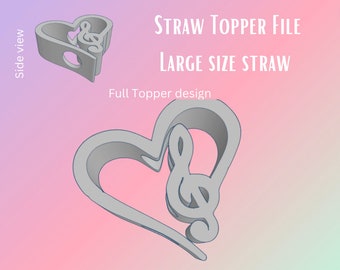 STANLEY Love Music Straw topper STL