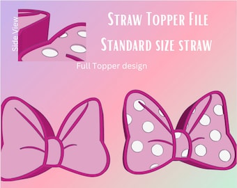 Topper van rietje muis STL