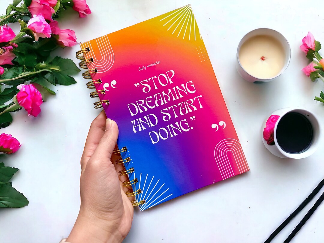 Spiral Notebooks | Cute, Aesthetic Positive Vibes Journal | Stop ...