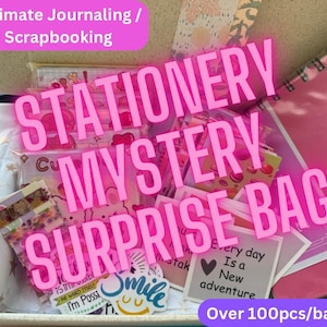 Borsa a sorpresa misteriosa di cancelleria / Borsa a sorpresa misteriosa di cancelleria kawaii coreana / Liquidazione Borsa a sorpresa coreana carina di cancelleria / Penpal e scrapbooking
