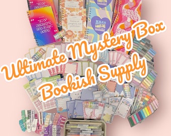 Mystery Box Ultimate Bookish Supply / Penpal e Scrapbooking forniture / Fornitura di cancelleria carina