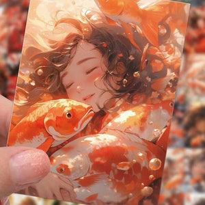 Fashionable Cartoon Boy Waterproof Stickers for luggage, Pens, Guitar, Notebook, Phone, Water Bottles, Photo Albums Anime Sticker