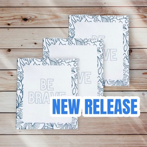 Nature Sticky Note Pad with positive affirmation, Memo Pad for School and Office supply, New Spring Collection Memo Sticky Notepad