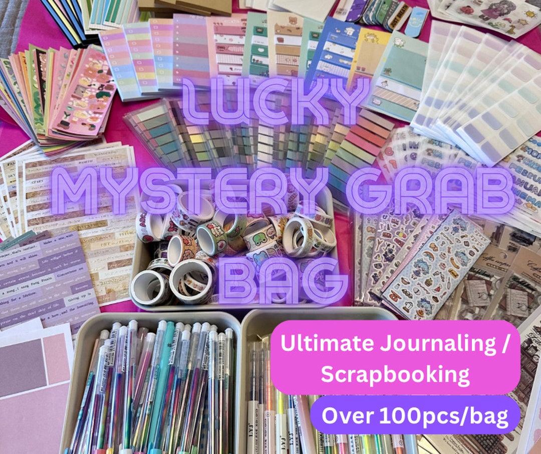 Lucky Mystery Stationery Journaling Grab Bag Clearance Cute Korean