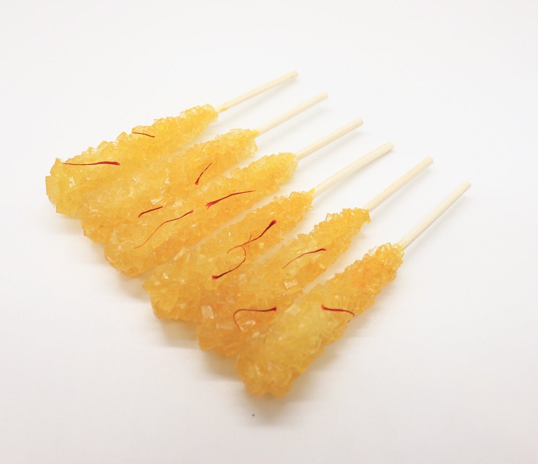 Rock Candy With Saffron Nabat 1224 Individually Wrapped Etsy