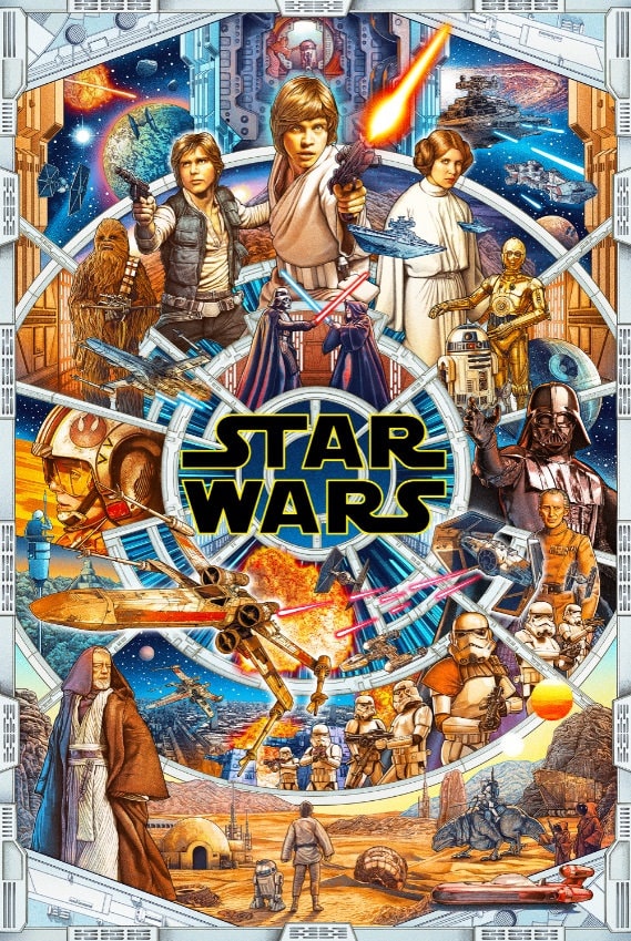 Star Wars, 2 Digital Downloadable Printable Saga Posters - Etsy