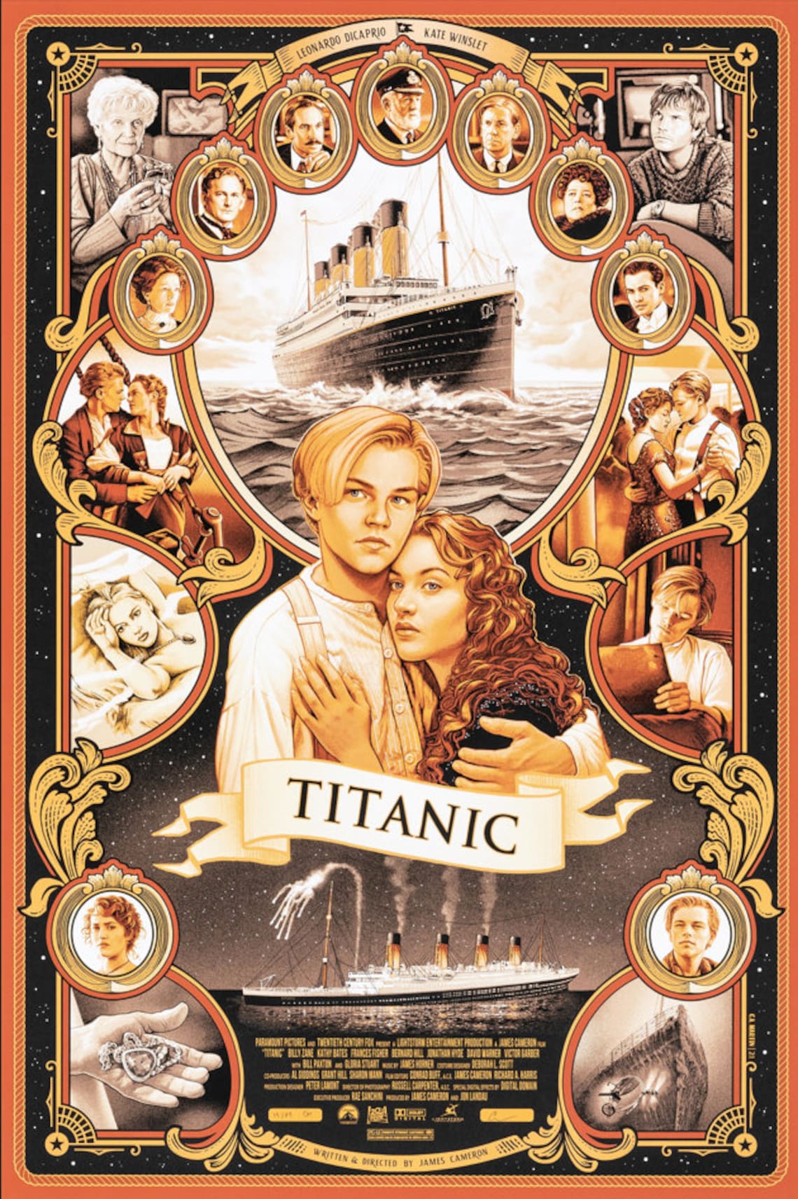 Titanic, Digital 2 Downloadable Printable Movie Posters - Etsy