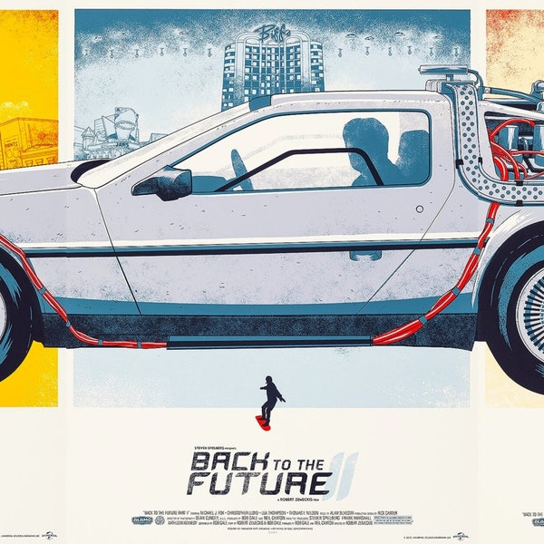 Back To The Future, 4 Digital downloadable printable movie posters