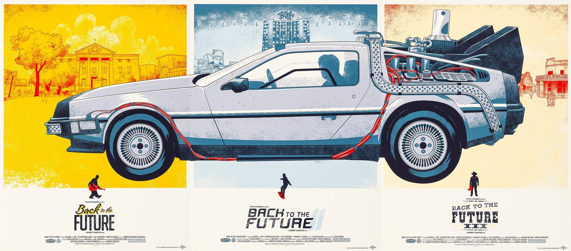 Back to the Future, 4 Digital Downloadable Printable Movie Posters - Etsy