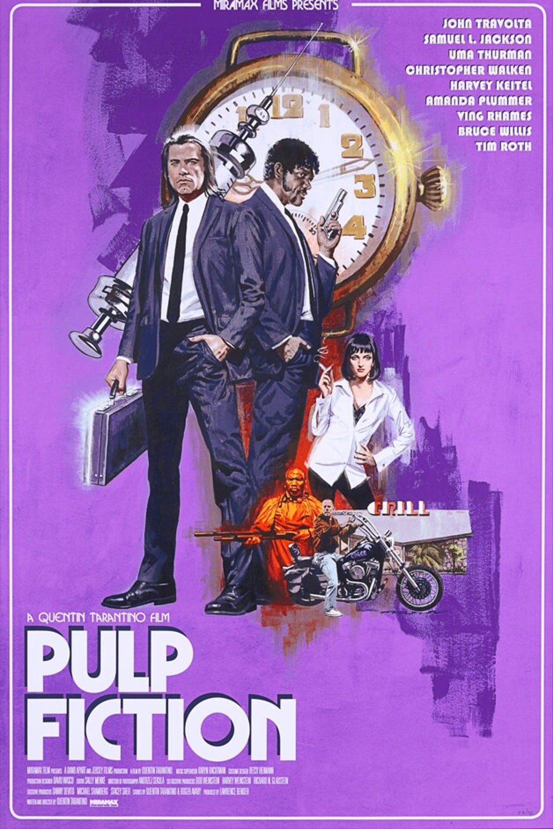 Pulp Fiction 2, 5 Digital Downloadable Printable Movie Posters Etsy