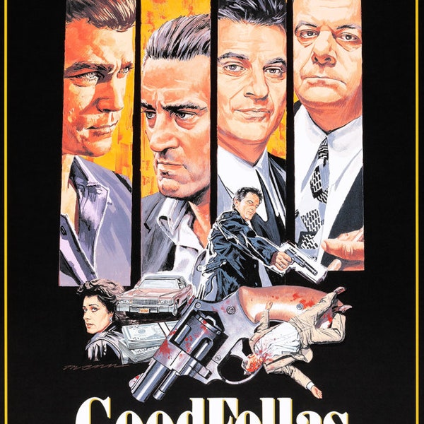 Goodfellas, 4 Digital downloadable printable movie posters