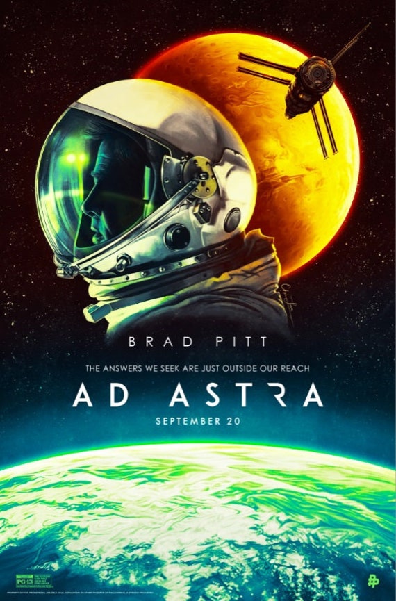 Buy Ad Astra Digital Downloadable Printable Movie Poster Online
