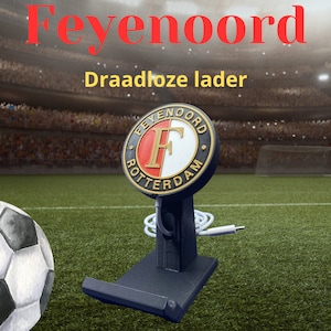 Laad de Feyenoord Magie: Draadloze Lader met Ongekende Trots voor Iedere Telefoon afbeelding 1