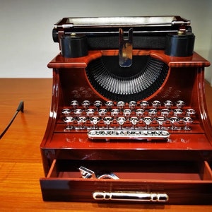 Mini Typewriter Music Box as gift or home furnishings