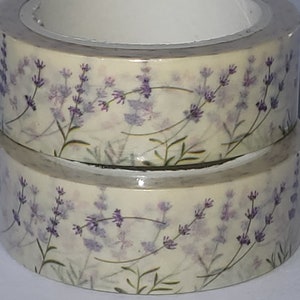 Floral Washi tape, Scrapbooking, 10m length/15 mm wide, 1 Full roll
