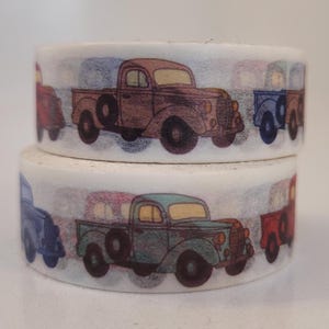 Vehicle Washi tape, Scrapbooking, 10m length/15 mm wide, 1 Full roll