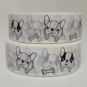 Cute dog Washi tape, Scrapbooking, 10m length/15 mm wide, Full roll